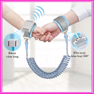 Dây Đai Chống Lạc Cho Bé, Dây Dắt Trẻ Em Đi Dạo Chống Đi Lạc Lõi Thép, Chống Xoắn, Có Khóa An Toàn