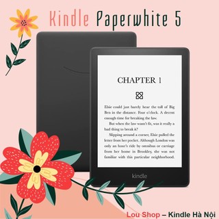 Máy đọc sách Kindle Paperwhite 5 (11th) Kindle PPW5, màn hình eink, 6,8 inch 300PPI, Darkmode, chống nước