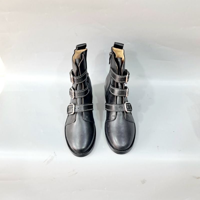 Bốt nữ Fortuny hiệu Maje Pháp chính hãng có gắn đá