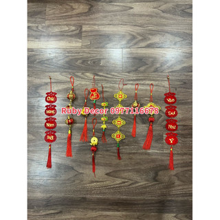 Set 10 liễng treo Tết, trang trí cây đào mai size to