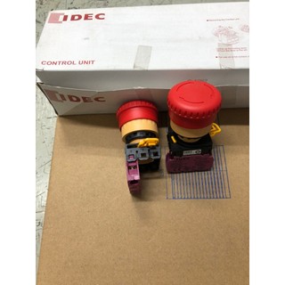YW1B-V4E01R Nút nhấn dừng khẩn phi 22 IDEC