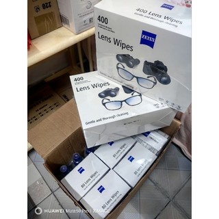 [Hộp]Giấy lau ống kính máy ảnh ZEISS LENS WIPES nguyên hộp từ 80-200-220-400-600 miếng chính hãng