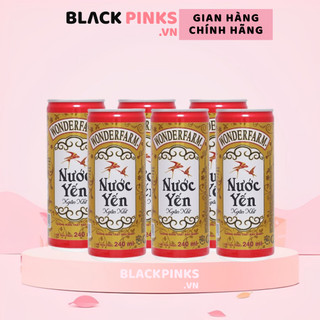 Lốc 6 lon nước yến ngân nhĩ Wonderfarm 240ml