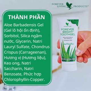 Kem đánh răng lô hội forever_130g/tuýp