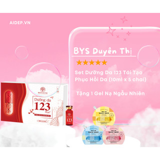Combo dưỡng da 123 bách y sâm duyên thị tái tạo phục hồi da