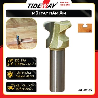 Mũi soi tay nắm âm tideway ac1503 - mũi phay gỗ làm tay nắm cửa tủ