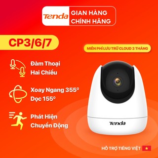Camera Wifi Tenda Trong Nhà CP3/CP6/CP7 FHD 1080P/2MP/3MP/4MP/2K Quay Quét 360°, Đàm Thoại 2 Chiều