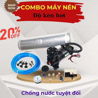 Combo máy nén khí sq495 & bình hơi 17l