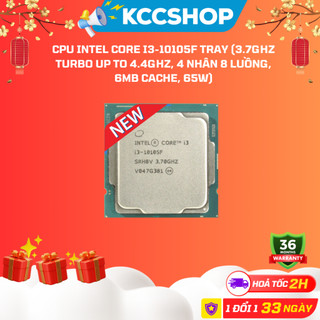 Bộ vi xử lí cpu intel core i3-10105f tray - socket intel lga