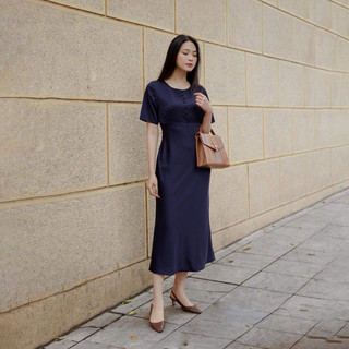 Đầm lụa Mauve