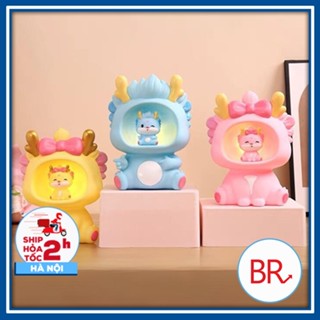 Ống heo đất tiết kiệm tiền hình Rồng lớn an toàn cho bé- Hộp đựng mini hoàng đạo, Heo đất hoạt hình trang trí Tết  02141