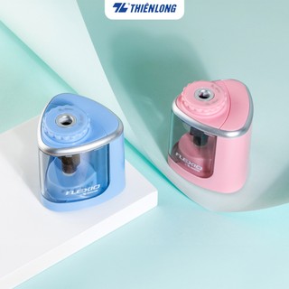 Máy chuốt chì tự động Thiên Long Flexio SE-001, Gọt bút chì điện tự động tiện lợi, nhanh, an toàn trẻ nhỏ, không gồm pin