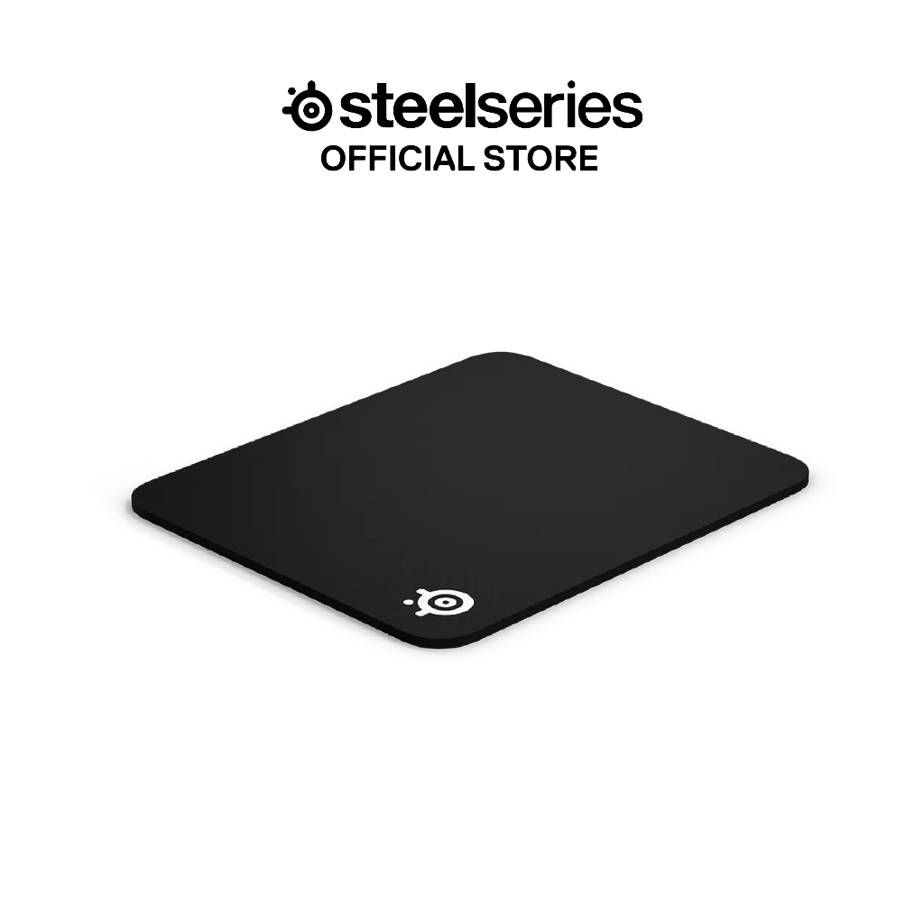 Lót chuột SteelSeries QcK Heavy màu đen dày 6mm, chất liệu vải dệt, chống trơn trượt, bảo hành 1 năm