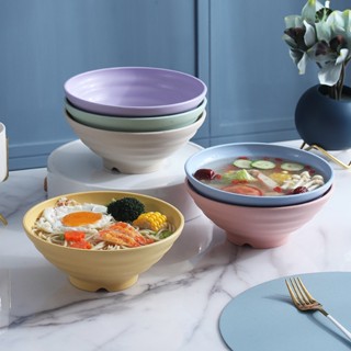  Bộ Tô Bát To Ăn Bún Phở Mì Có Chất Liệu Lúa Mạch Màu Sắc Tươi Mới - Bộ Dụng Cụ Ăn Dặm An Toàn - Gia dụng HomeP 