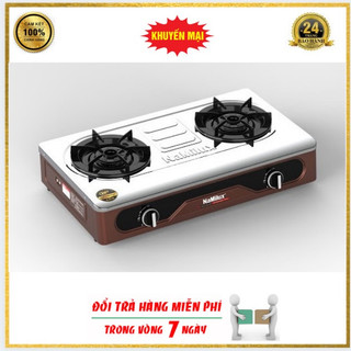 Bếp gas đôi Namilux DL2063BPS Mặt Inox, Công suất mạnh, HÀNG XUẤT KHẨU CAO CẤP