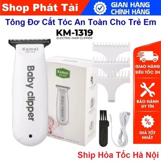 Tông Đơ Cắt Tóc Kemei KM-1319 Tiếng Ồn Nhỏ Cho Em Bé Chuyên Nghiệp, Tăng Đơ Cắt Tóc Cho Trẻ Nhỏ Baby Clipper