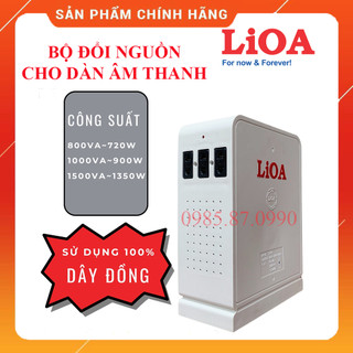 Bộ đổi nguồn cho dàn âm thanh audio lioa dây đồng vào 220v ra 100v 110v 120v