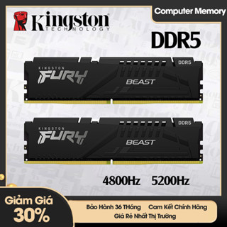 [Chính Hãng] - RAM DDR5 PC 8GB/16GB bus 4800/5200/5600Hz Kingston Fury Beast - Hàng mới chính hãng - BH 36 tháng 1 đổi 1