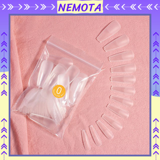 Móng úp Nemota lẻ size nhám túi 50 móng DC29