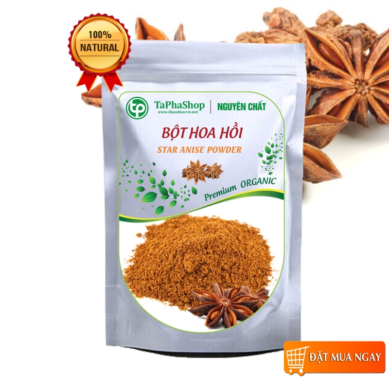 Bột hoa hồi nguyên chất 100g