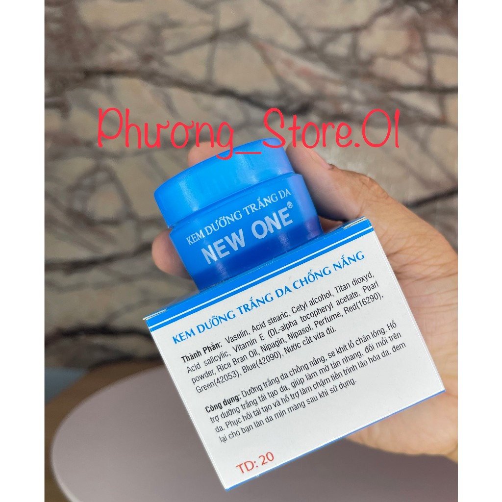 Kem NEW ONE ốc sên linh chi dưỡng trắng chống nắng( xanh dương )