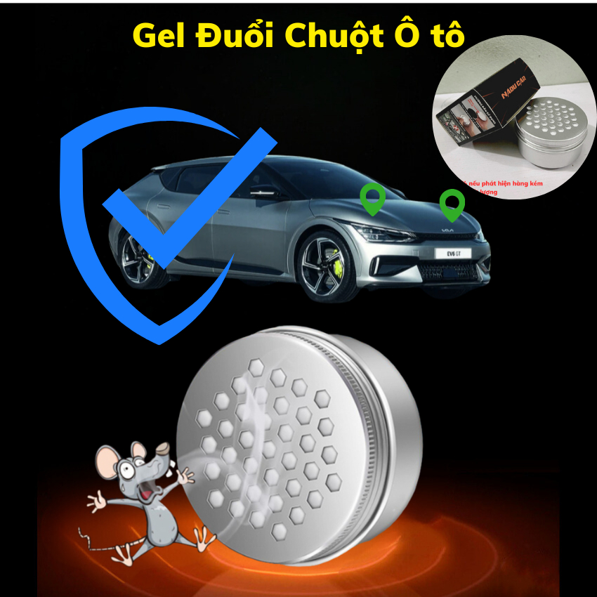 Hộp Gel Xua Đuổi Chuột Ô Tô,Mùi Hương Bạc Hà Dễ Chịu,An Toàn Sức Khỏe.Gel gắn khoang máy ô tô, Sử Dụng Trong 6 tháng