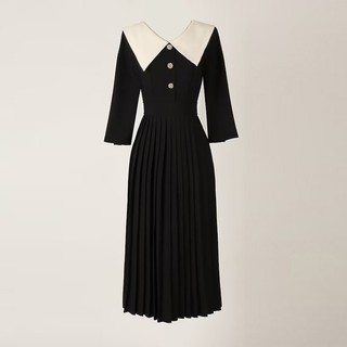 ĐẦM MIDI T3D BAKER FORMAL PLEATED