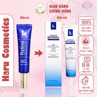 Kem Dưỡng K La.dy Ca.re Pre.mium Retinol 0.5% Elastin Cream Làm Trắng Căng Bóng Làn Da 30ml