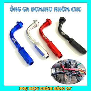 Ống Ga Domino Nhôm CNC Cho Cùm Tăng Tốc Domino, Co Ga Gắn Cho Nhiều Dòng Xe Máy