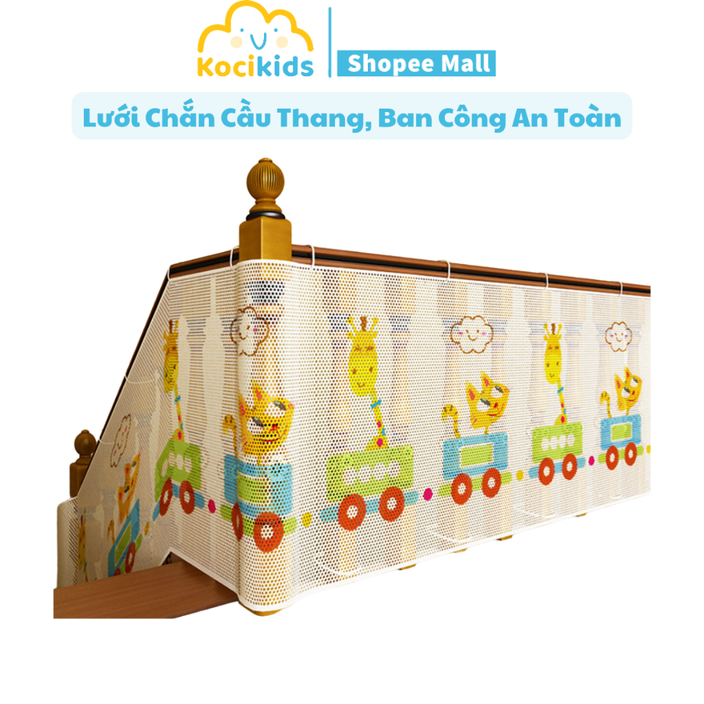 Lưới chắn cầu thang, cho bé ban công bảo vệ an toàn cho bé