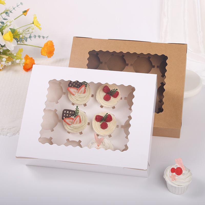 Hộp Đựng Bánh Cupcake 1B/2B/4B/6B/12B