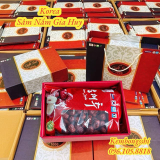 Táo đỏ sấy khô hộp quà 1kg hàn quốc
