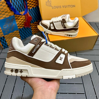 [93 SNEAKER] Giày Luxury Trainer Nâu Tây Cao Cấp