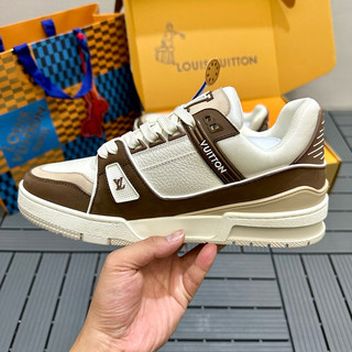 [93 SNEAKER] Giày Luxury Trainer Nâu Tây Cao Cấp