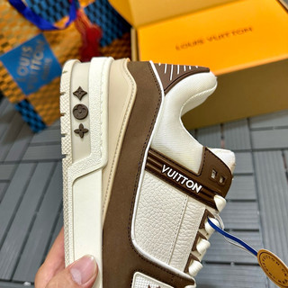 [93 SNEAKER] Giày Luxury Trainer Nâu Tây Cao Cấp