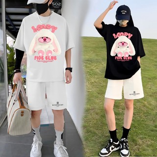 Áo Thun Unisex Thỏ FIDE LOOPY Nam Nữ Form Rộng Chất Cotton 100%