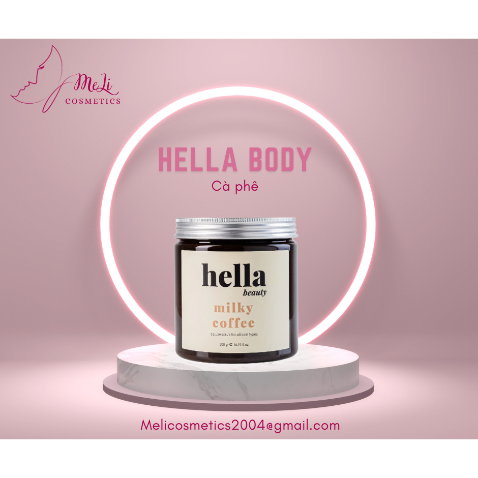 Tẩy tế bào chết Hella beauty dành cho body Giusp dưỡng trắng da toàn thân