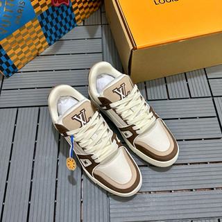 [93 SNEAKER] Giày Luxury Trainer Nâu Tây Cao Cấp