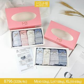 Quần lót nữ kháng khuẩn tàng hình cạp vừa MB 8796 set hộp 4 chiếc