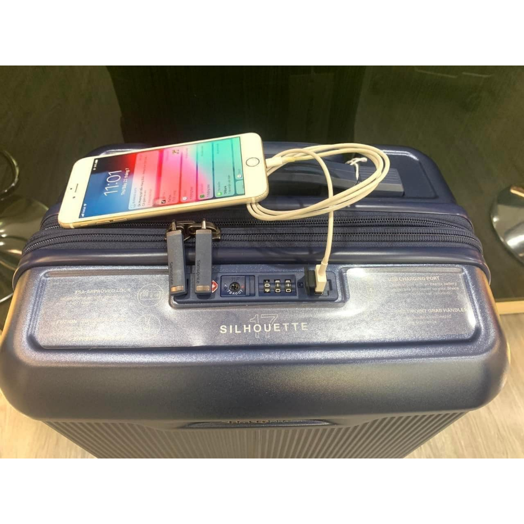 Vali Samsonite dòng doanh nhân cao cấp - cổng sạc USB - HANGDUC88