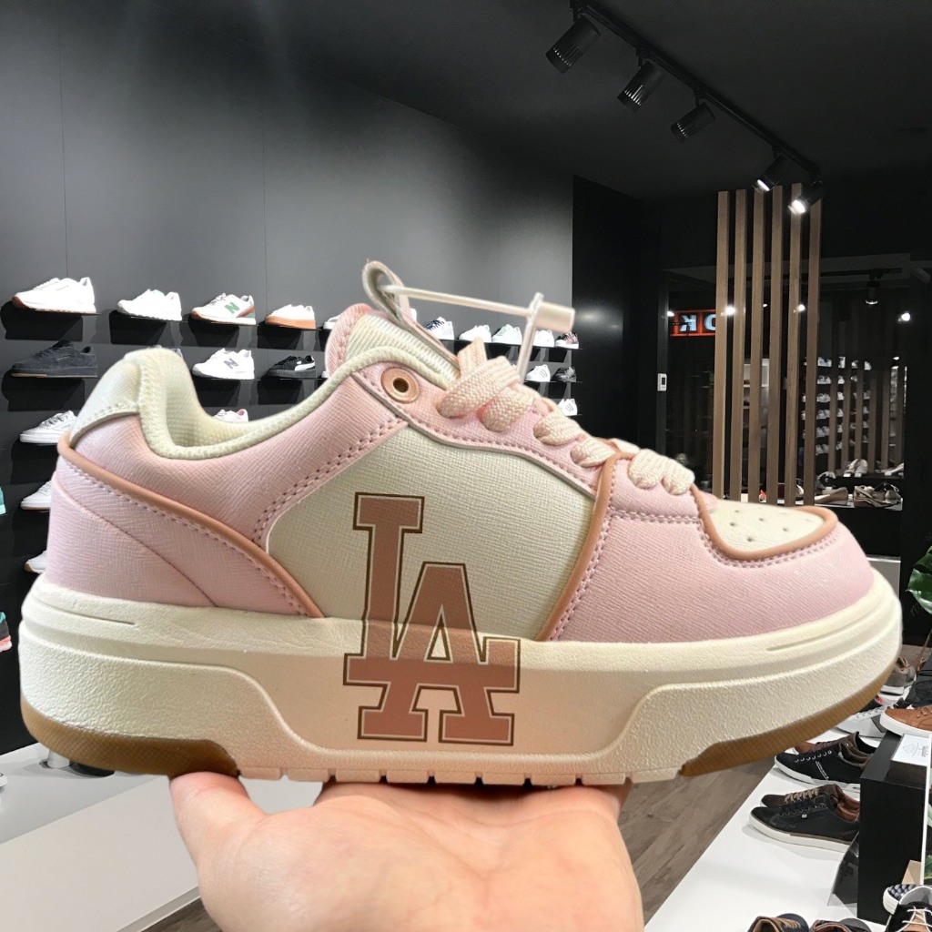 Giày Sneaker  𝐌𝐋𝐁 LA hồng  hót hít, Giày Thể Thao Tăng Chiều Cao 5 cm full bill box SC - MonTay_store