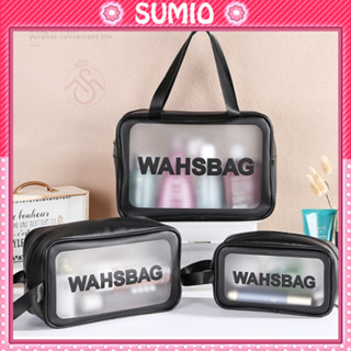 Túi đựng mỹ phẩm đựng đồ trang điểm make up mĩ phẩm đi du lịch cá nhân washbag trong suốt chống thấm nước Sumio_offical