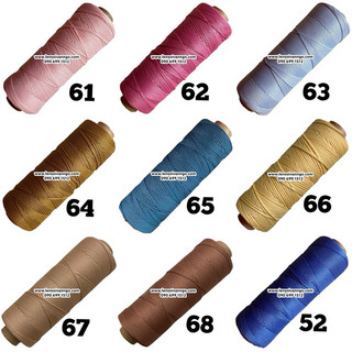 Combo 10 cuộn sợi dệt trơn 2mm