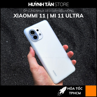 Ốp lưng xiaomi 11 mi 11 ultra dẻo nhựa siêu mỏng giấy chống bám vân tay bảo vệ camera phụ kiện huỳnh tân store.
