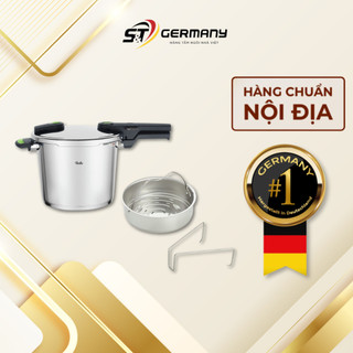 Hcm nồi áp suất fissler 4.5l - 6l vitaquick green kèm xửng hấp made in germany nồi áp suất đa năng germanysnt
