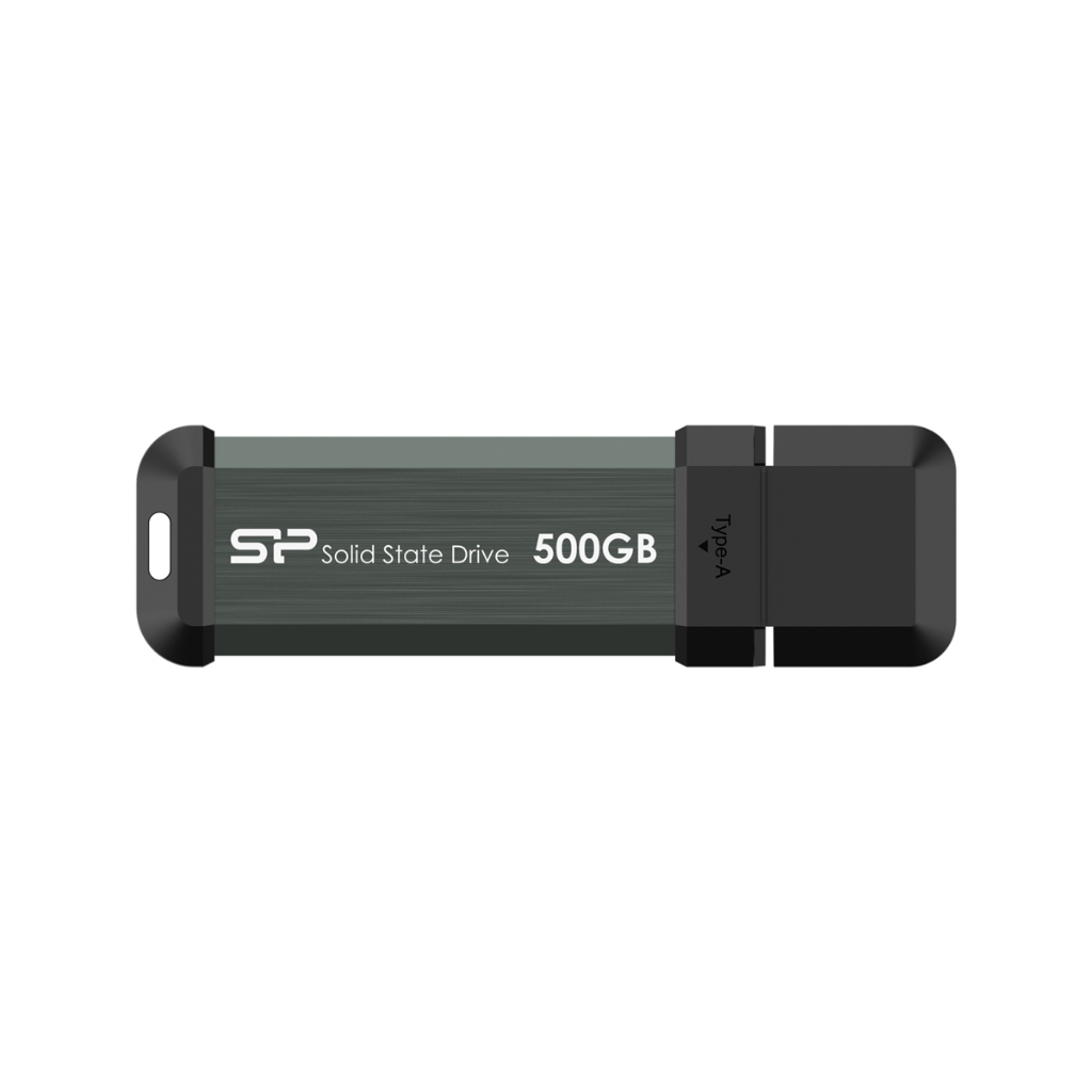Ổ cứng di động SSD  Silicon Power MS70* 1050MB/s - 850MB/s * 250GB, 500GB, 1TB, 2TB * Màu xám* USB Type-A/BH 3 năm