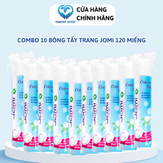  Combo 10 Bông Tẩy Trang Jomi 120 miếng 