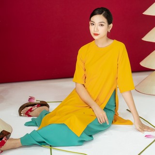 Áo dài hồng thủy ngado