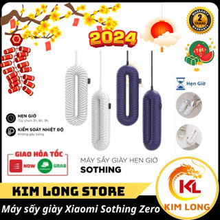 Máy sấy giày Xiaomi Sothing Zero đa năng - khử mùi giầy tất vớ dép hiệu quả có hẹn giờ, bảo hành 24 tháng Kim Long Store