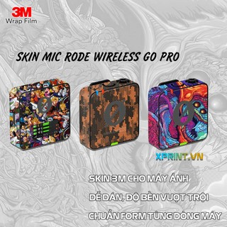 Miếng dán mic rode, skin 3m dán mic rode wire less go pro